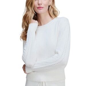 Kilte Los Angeles The Clara Pullover Cotton Cashmere Sweater‎ Ivory 0